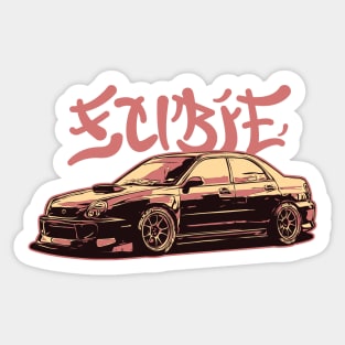 Subie Bugeye JDM Sport Car Sticker